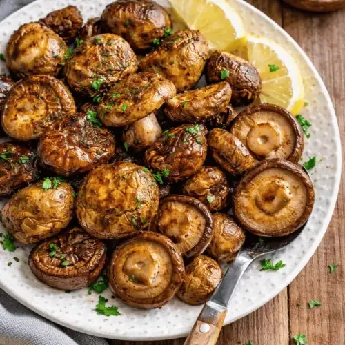 Shiitake Pilze aus der Heißluftfritteuse